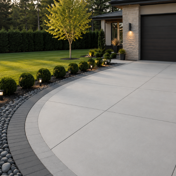 concrete driveway